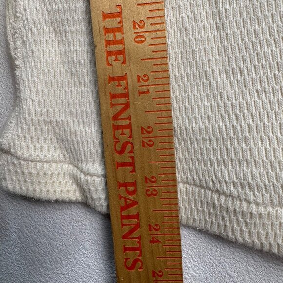 Cold Weather Large Undershirt Lally Mfg. Corp Beige Thermal Long Sleeve Crewneck - Picture 4 of 5